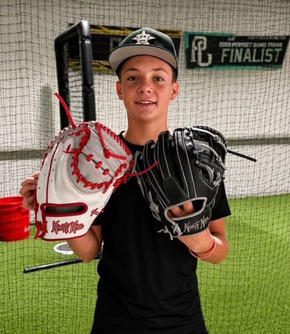 Ninety Nine customer with their glove