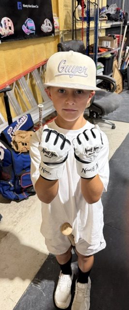 Ninety Nine customer with their glove