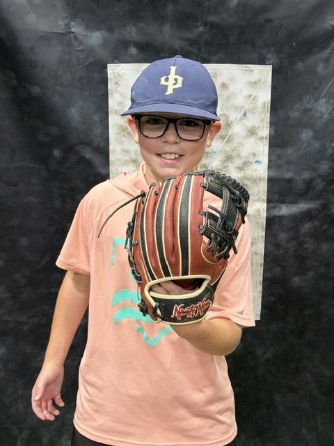 Ninety Nine customer with their glove